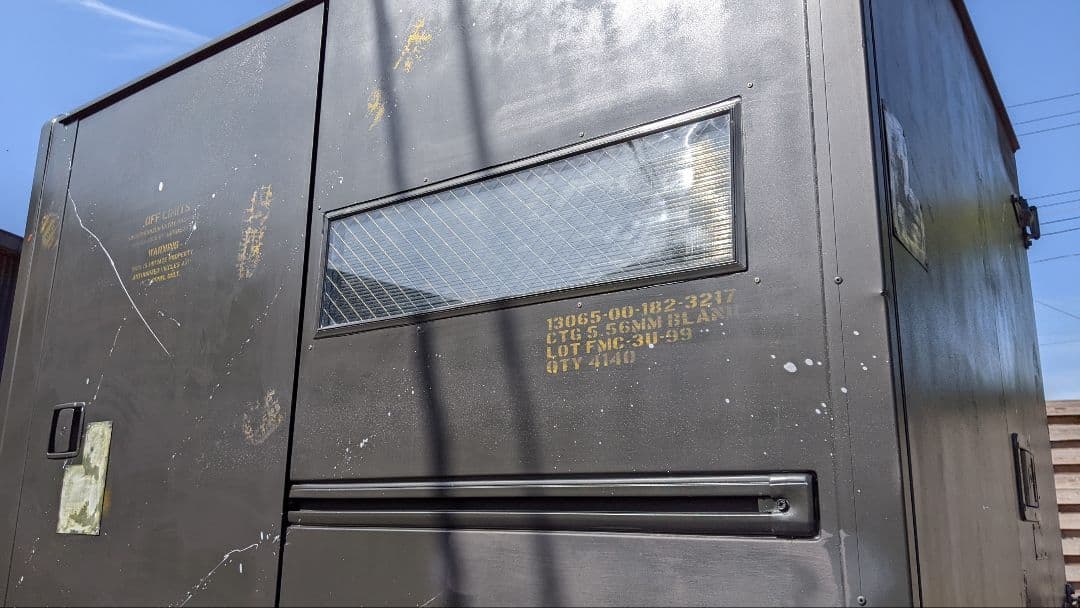 ミリタリー仕様 牽引トレーラー アメリカンガレージ コンテナボックス カーゴ