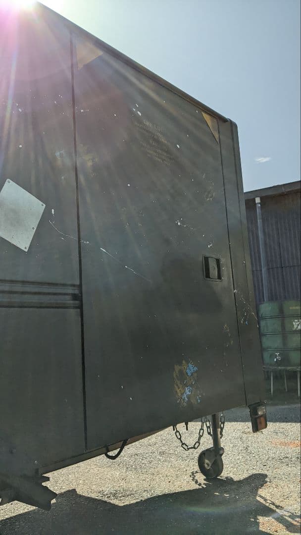 ミリタリー仕様 牽引トレーラー アメリカンガレージ コンテナボックス カーゴ