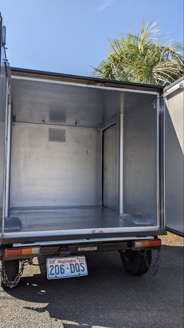 ミリタリー仕様 牽引トレーラー アメリカンガレージ コンテナボックス カーゴ