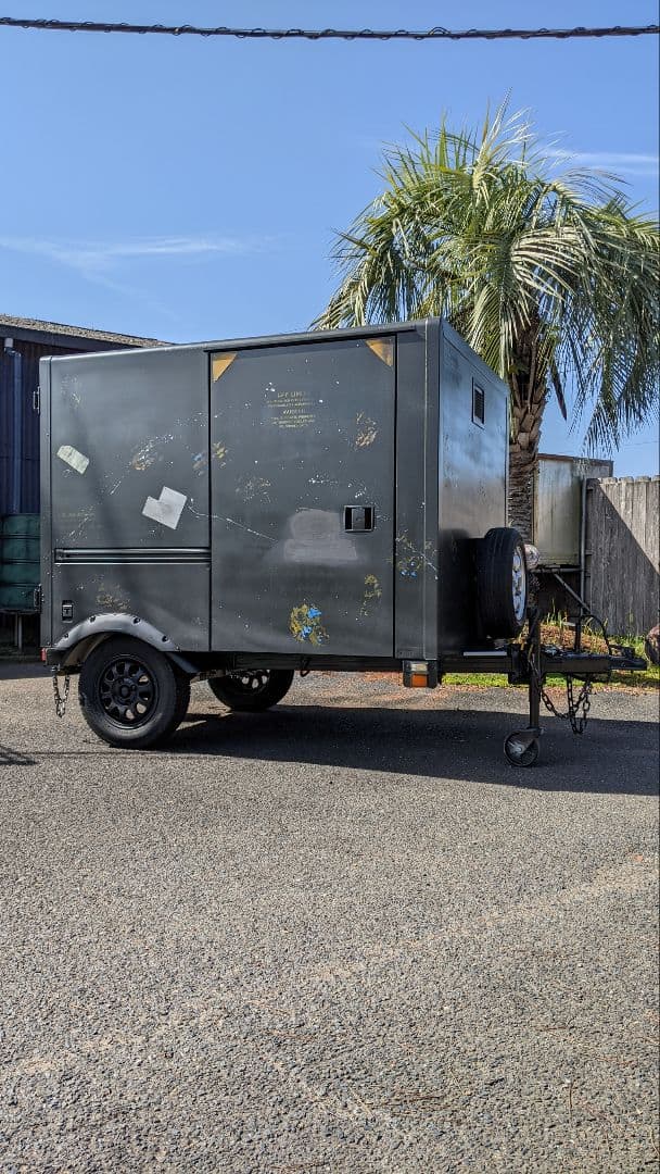 ミリタリー仕様 牽引トレーラー アメリカンガレージ コンテナボックス カーゴ