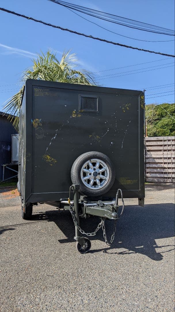 ミリタリー仕様 牽引トレーラー アメリカンガレージ コンテナボックス カーゴ