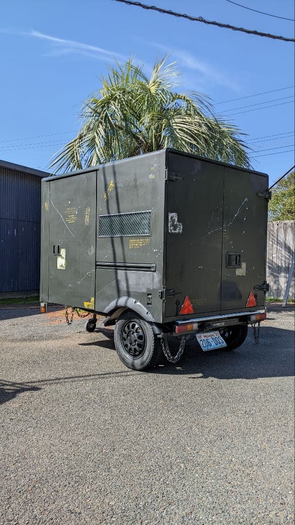 ミリタリー仕様 牽引トレーラー アメリカンガレージ コンテナボックス カーゴ