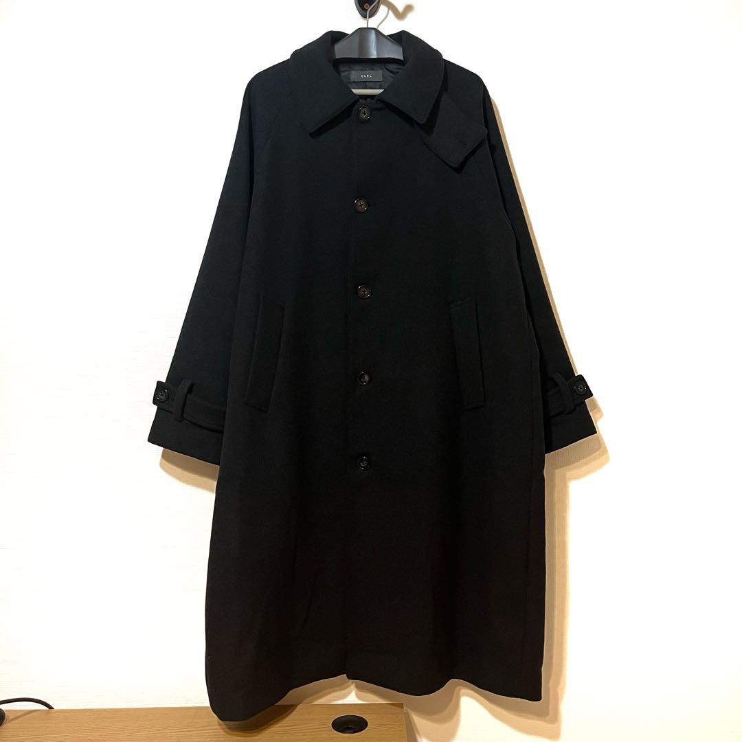 CLEL ウールブレンド テックメルトンステンカラーコート 2025年版
