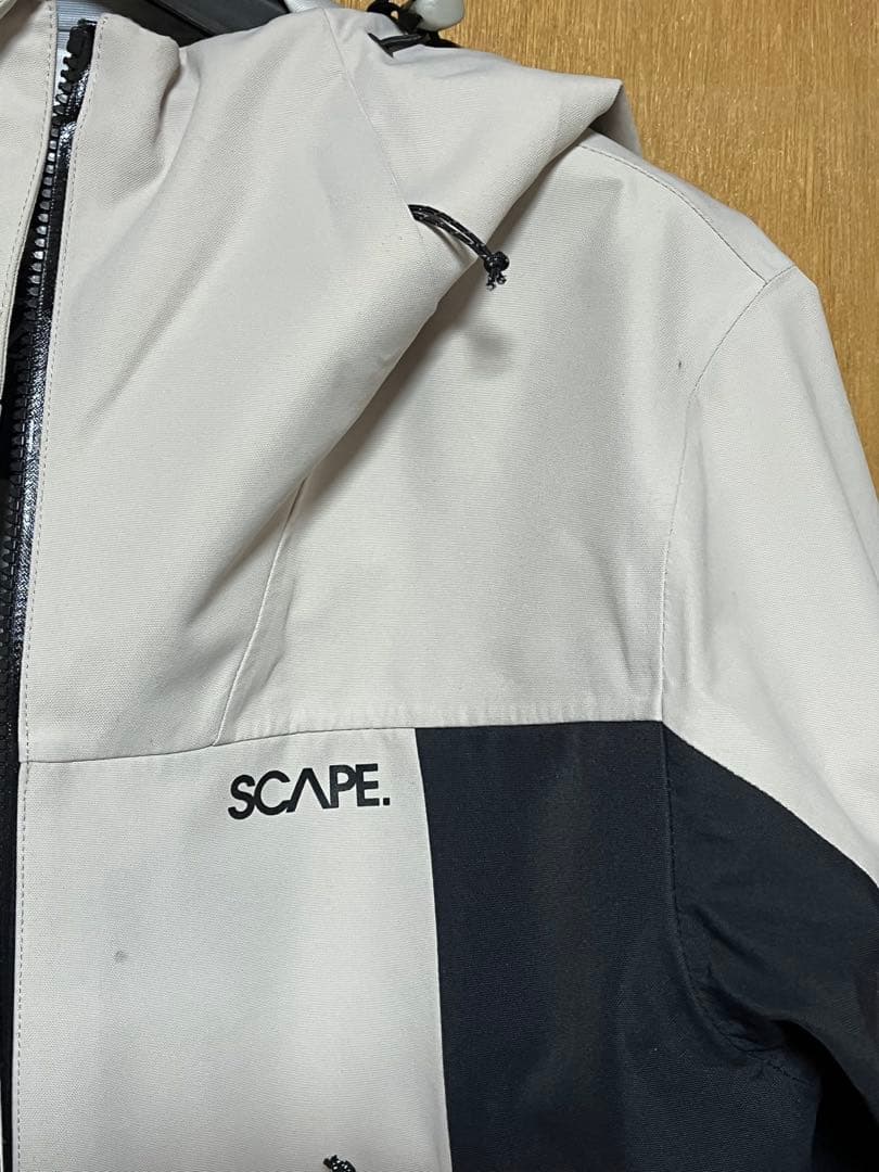 SCAPE POWジャケット BIBパンツ　サンド/ブラック