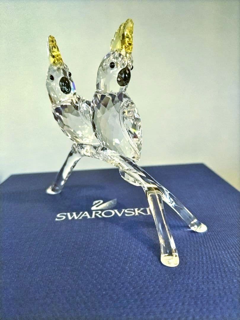 Swarovski 　鳥　オウム　置物