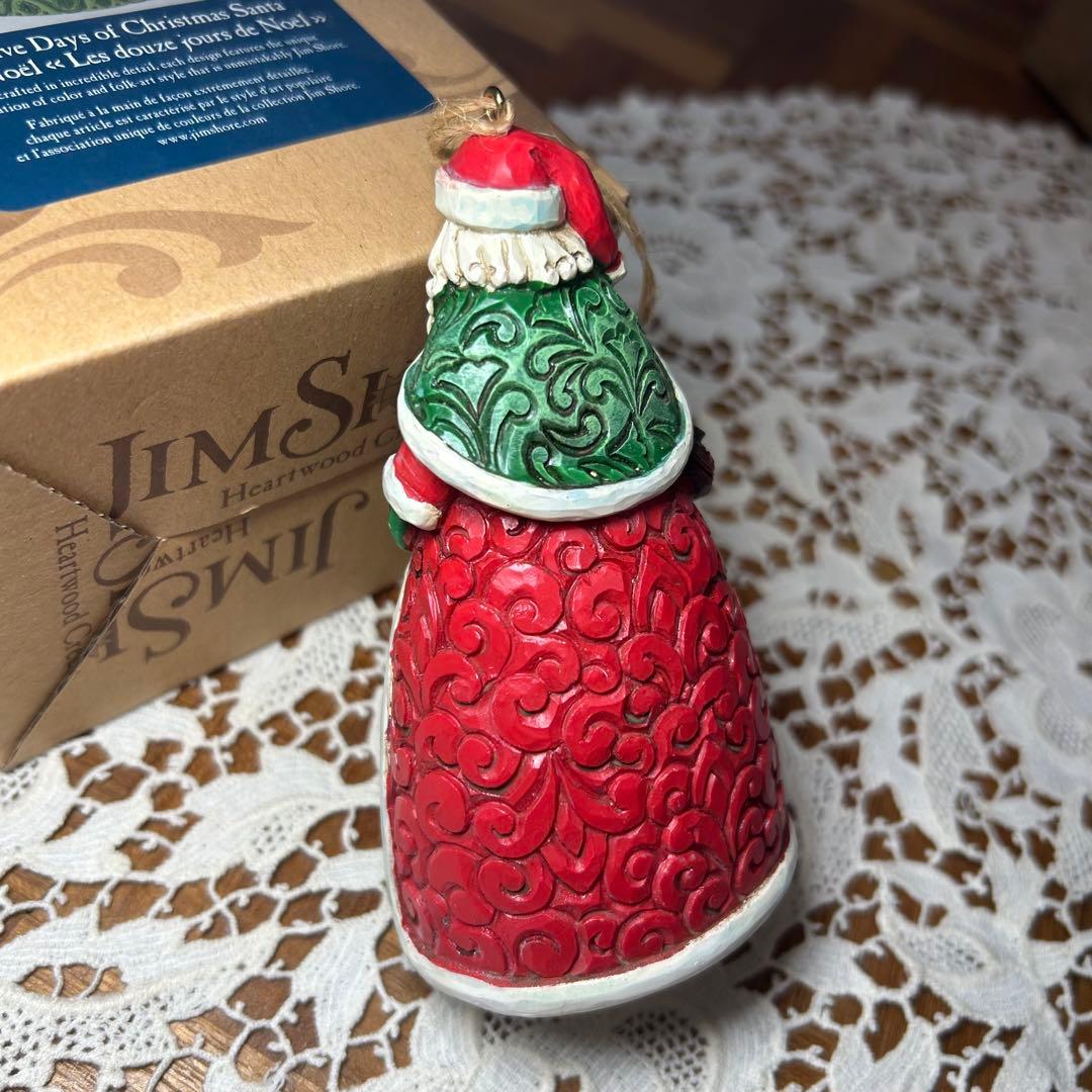 ジムショア　エネスコ　サンタ　クリスマス　オーナメント　JIMShore 2体