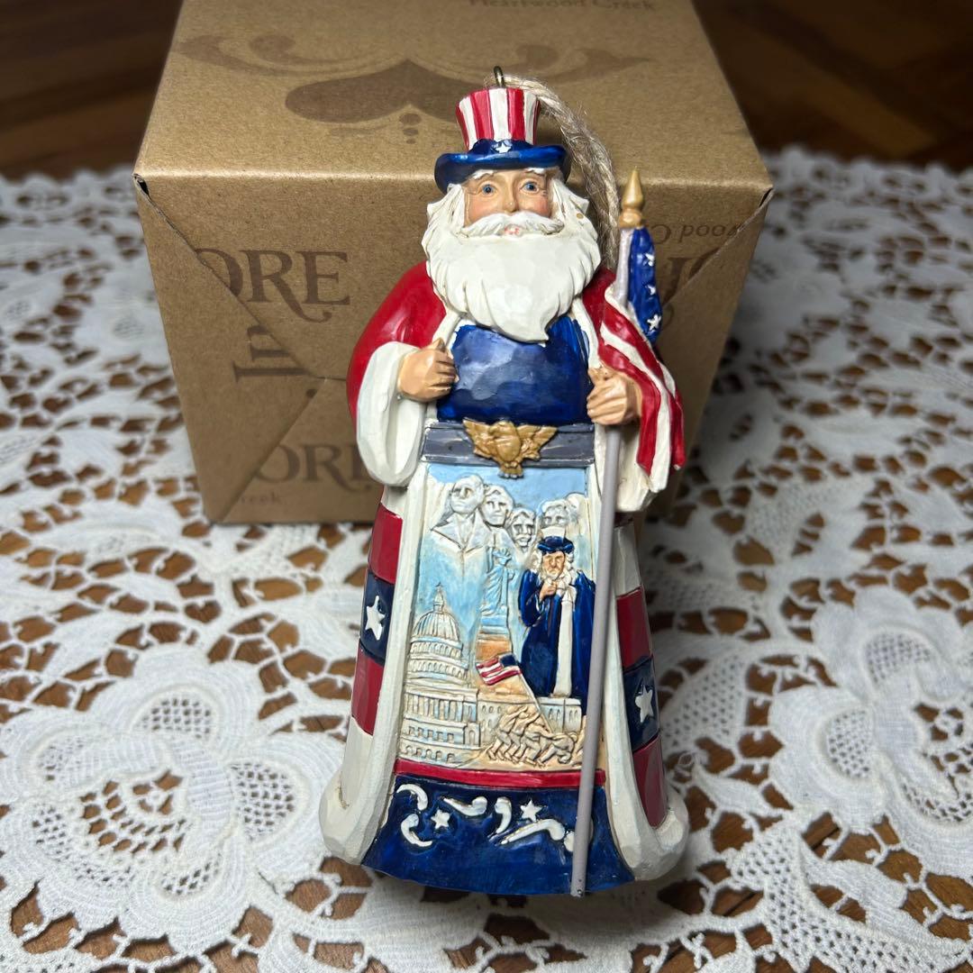 ジムショア　エネスコ　サンタ　クリスマス　オーナメント　JIMShore 2体