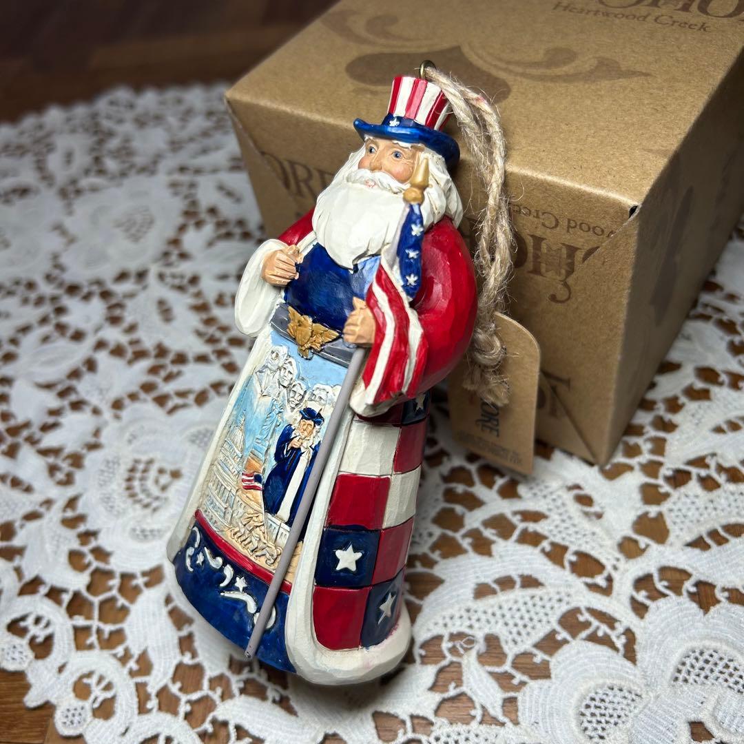 ジムショア　エネスコ　サンタ　クリスマス　オーナメント　JIMShore 2体