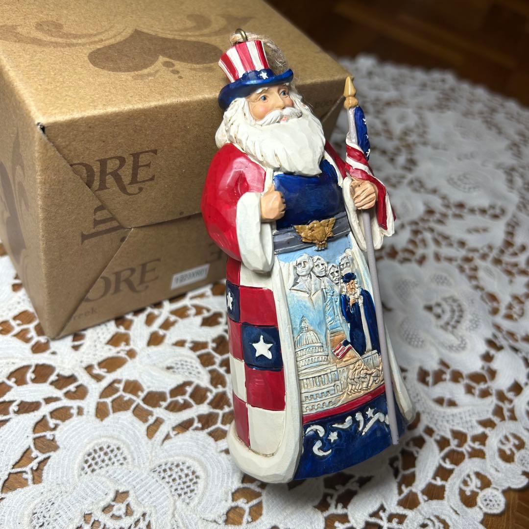 ジムショア　エネスコ　サンタ　クリスマス　オーナメント　JIMShore 2体