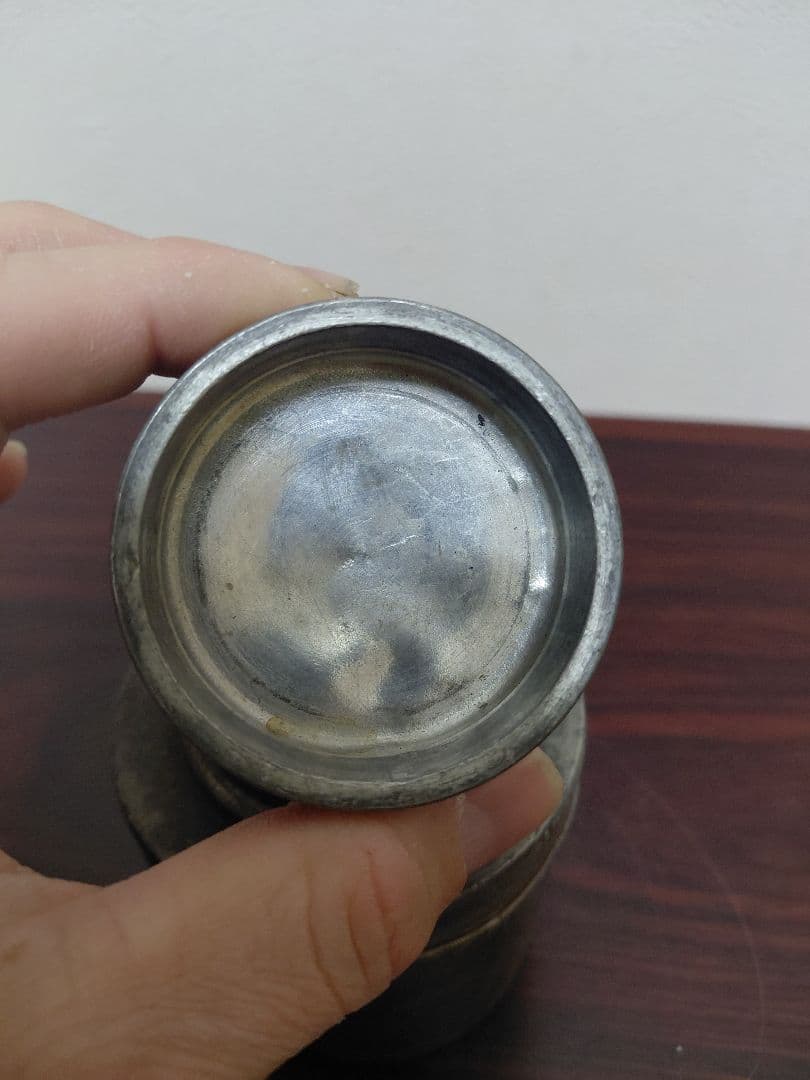 古い錫　茶壺　茶入　茶道具