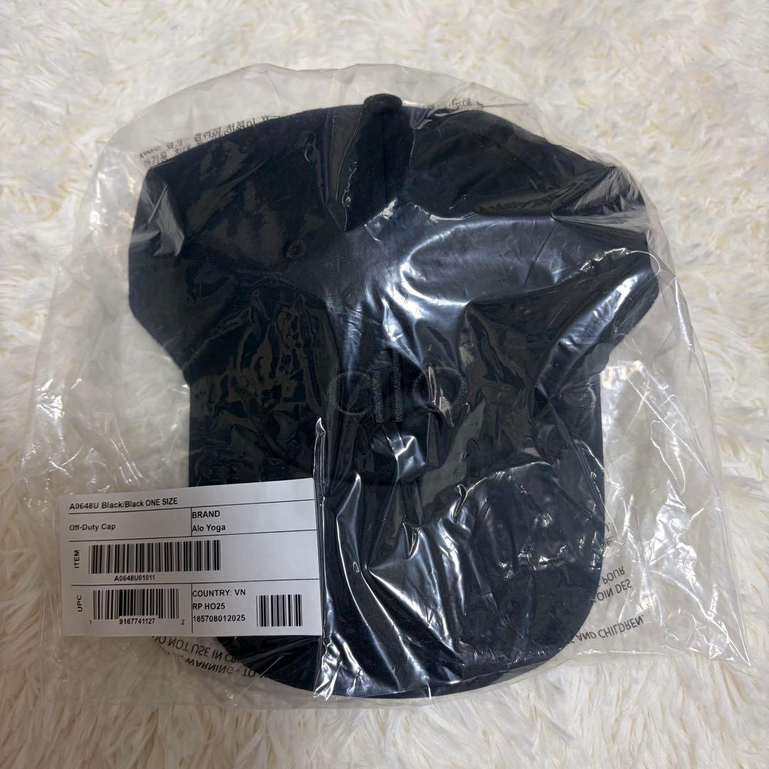ALO Off-Duty キャップ　ブラック