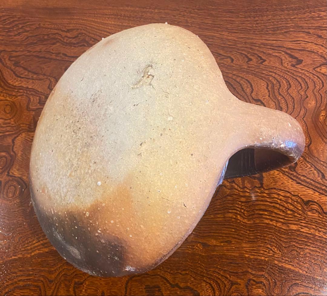 伊賀焼　小島憲二作　手付鉢　M242