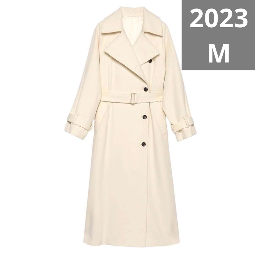 anuans アニュアンス ウールトレンチコート エクリュ Mサイズ 2023