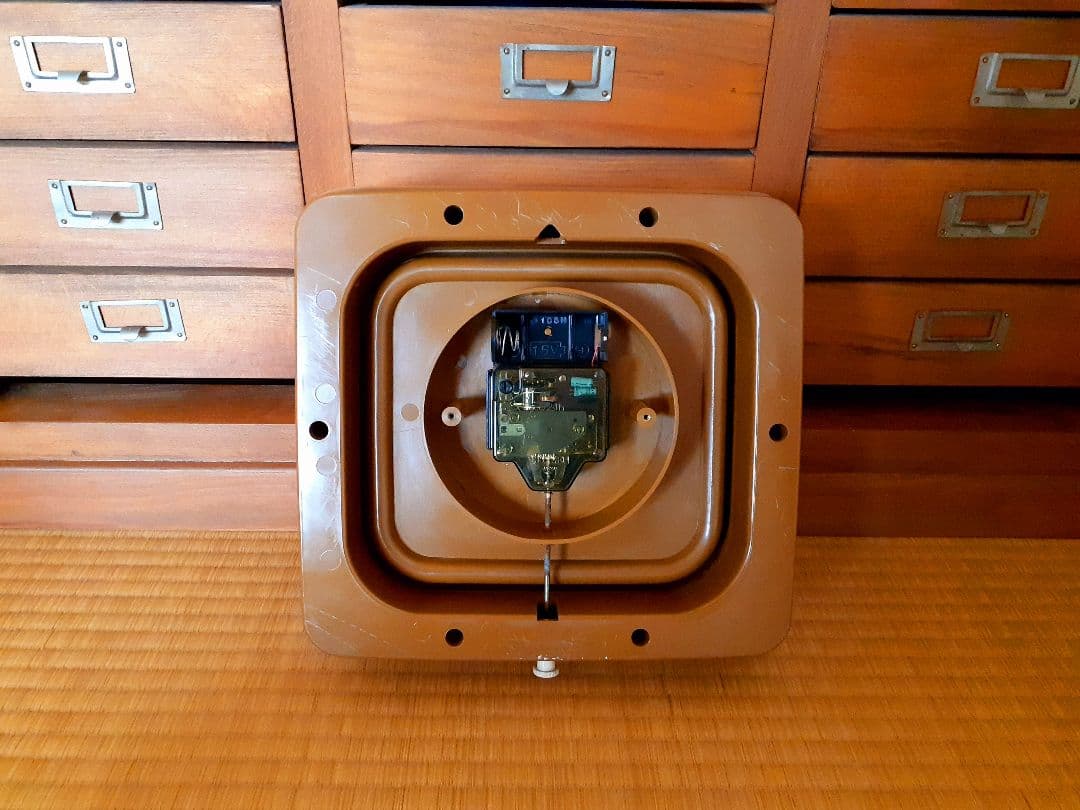 70's　CITIZEN　掛け時計　ミッドセンチュリー　ホーロー　琺瑯