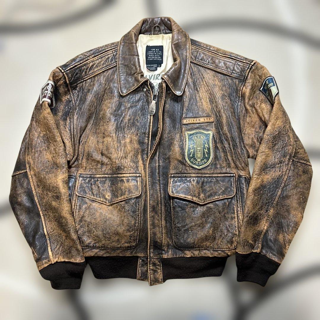 AVIREX TYPE A-2 本革ジャケット