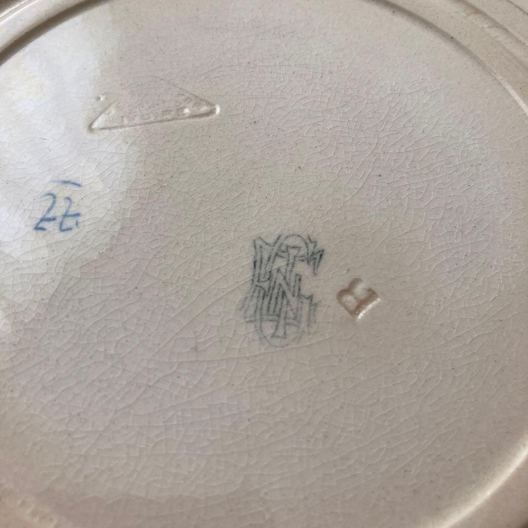 最終価格　1800年代ジアン手書き　アンティーくスクエア　ラスト一点