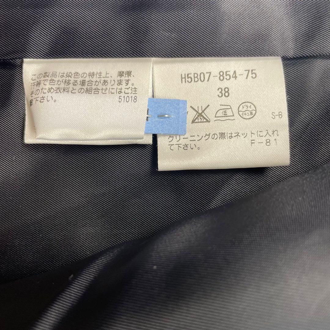 マッキントッシュ シャギーコート モヘヤ混 チェック 金ボタン