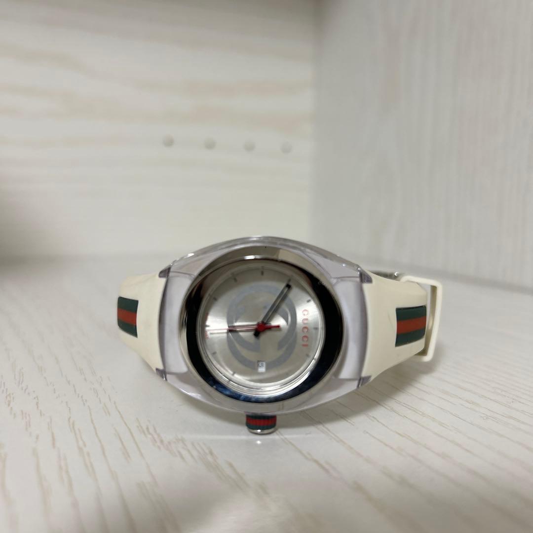 GUCCI 腕時計 クォーツ ホワイト