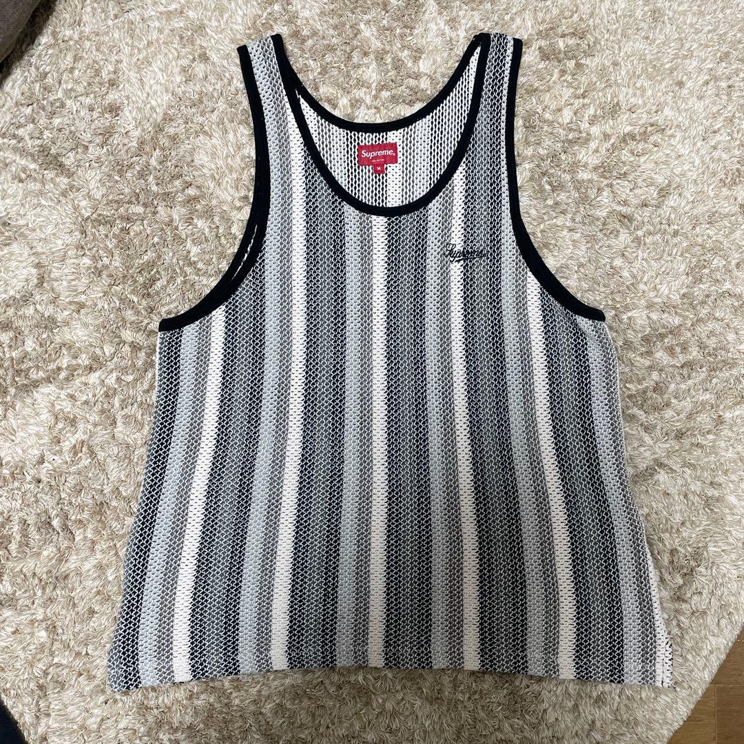 シュプリーム　マルチカラー　タンクトップ　hiyadam着用　19ss