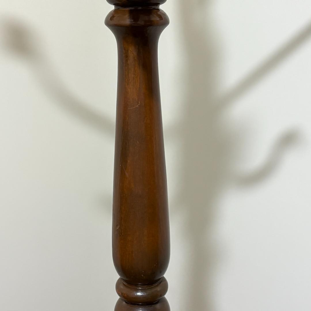 【高級】Karimoku コロニアル ポールハンガー カリモク アンティーク