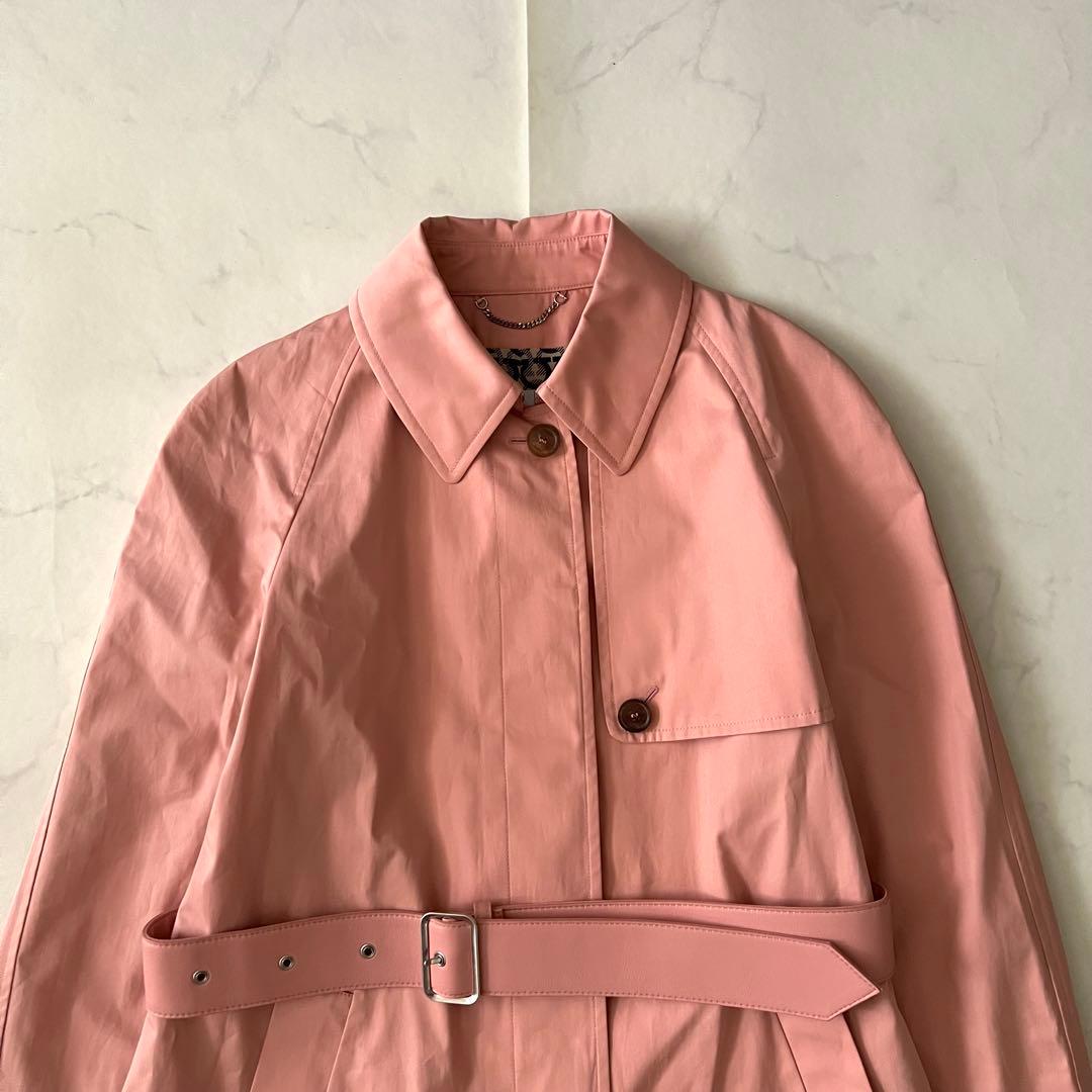 現行 美品 サルヴァトーレフェラガモ ステンカラーコート ガンチーニ 総柄レザー