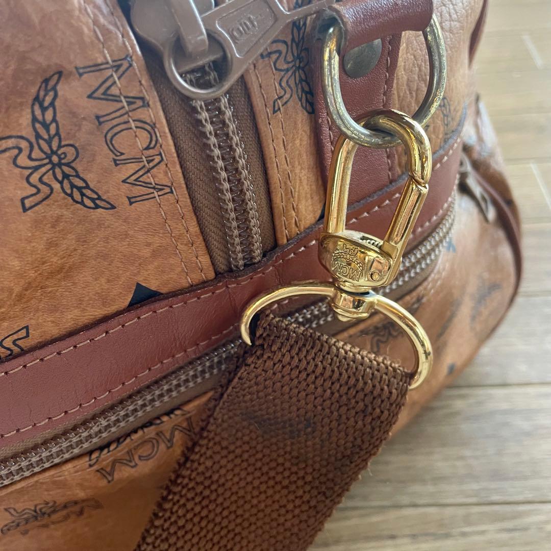 MCM ヴィンテージ ボストンバッグ 大容量 リバイバル人気