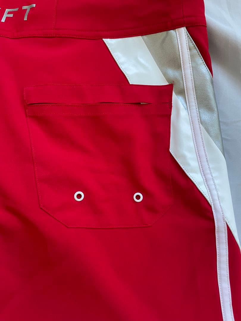 LYFT サーフパンツ　レッド　XSサイズ