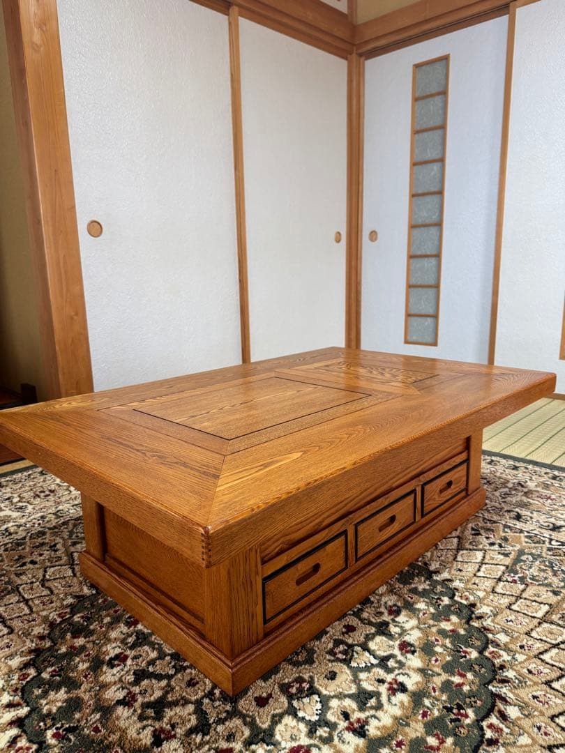 火鉢　囲炉裏　テーブル　アンティーク　古民家家具