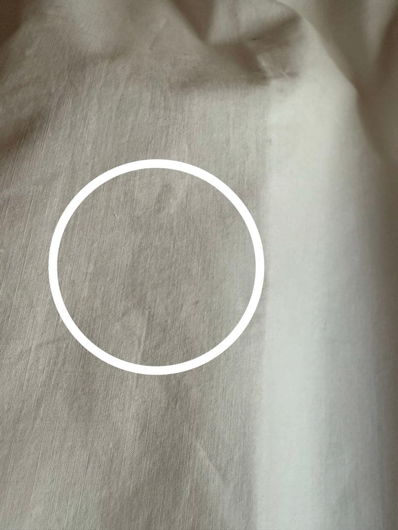 ナチュラルリネンカーテンஐ⋆*フランスアンティークモノグラム・ホワイト