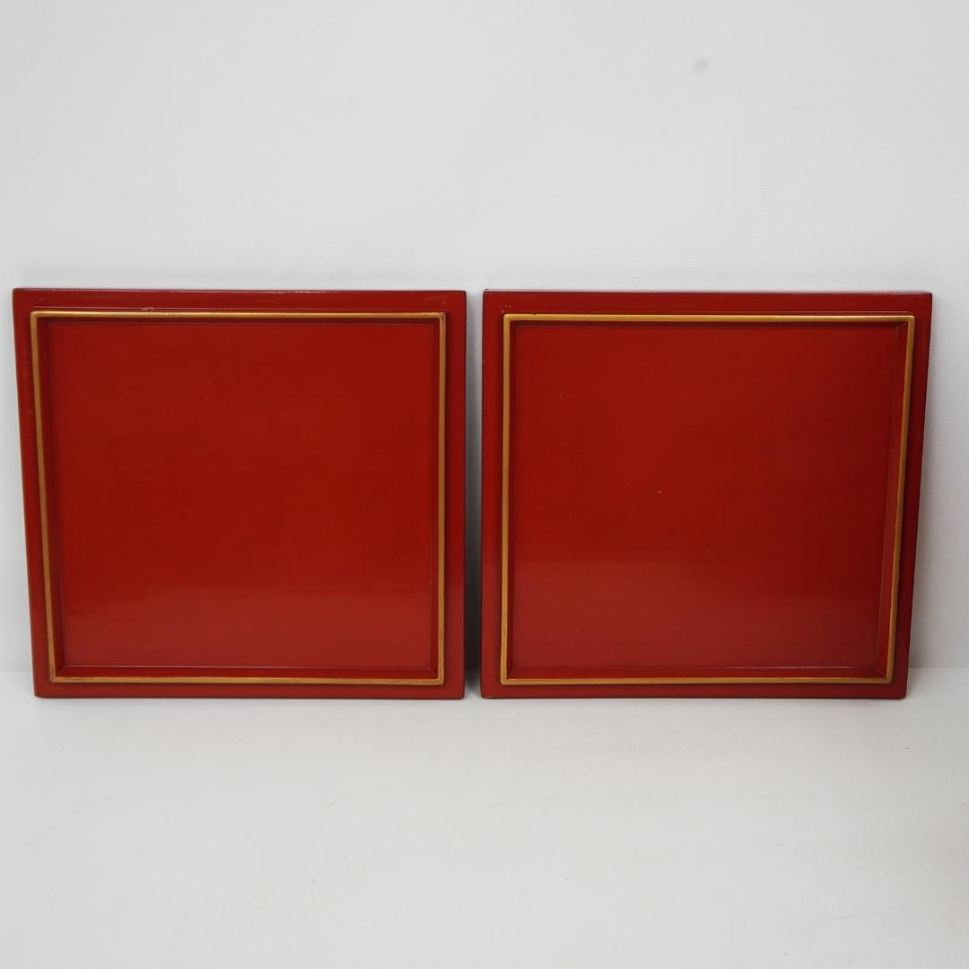 漆 蒔絵 重箱 五段 蓋2枚付き 松竹梅 縁起物 収納箱 付属