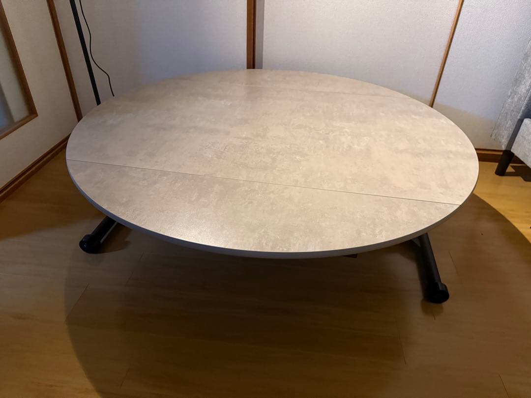 ガス昇降式リフティングテーブル　 幅120cm 高さ38cm〜78cm