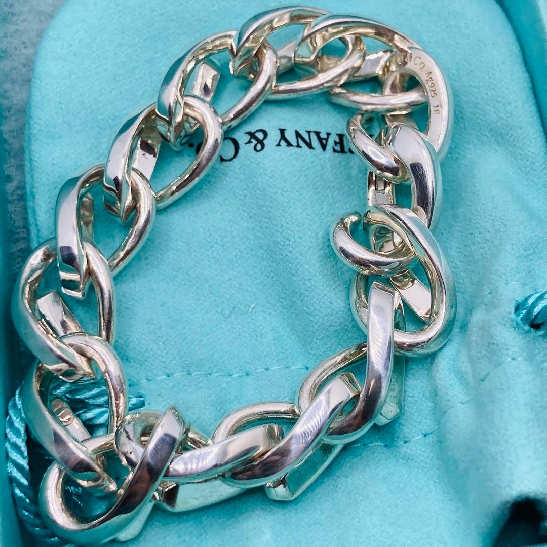 k*o様 極美品✨ ティファニー ブレスレット フォージ ラージ　AG925