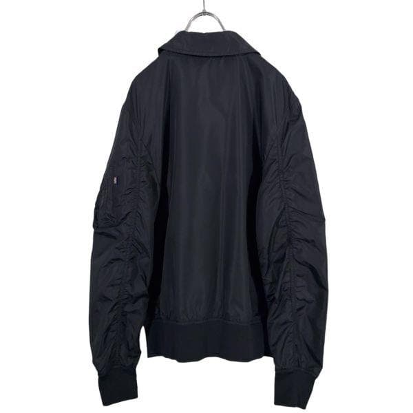 【美品】ALPHA アルファ フライトジャケット L 黒 MA-1 TA0629