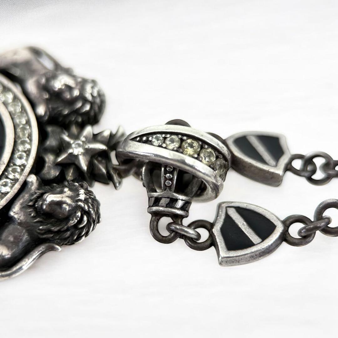 【極希少】ジャスティンデイビス　カメオ　クラウン　ネックレス　925