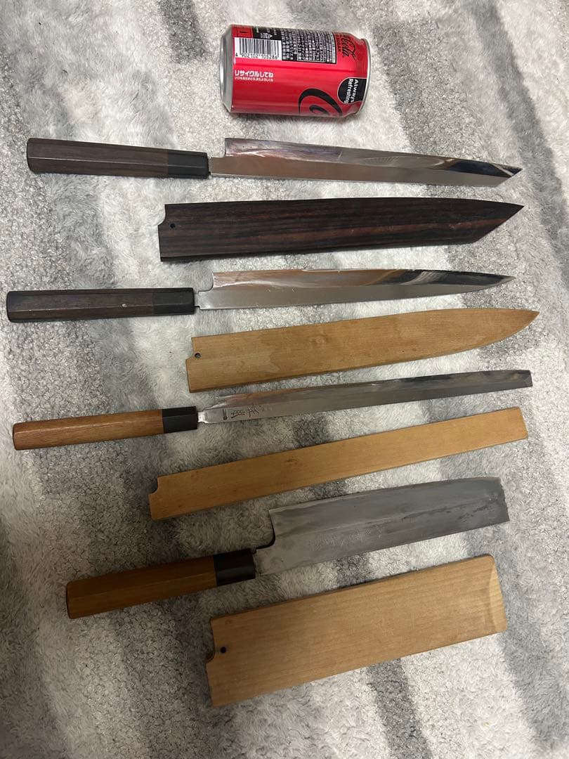 料理人使用後高級包丁