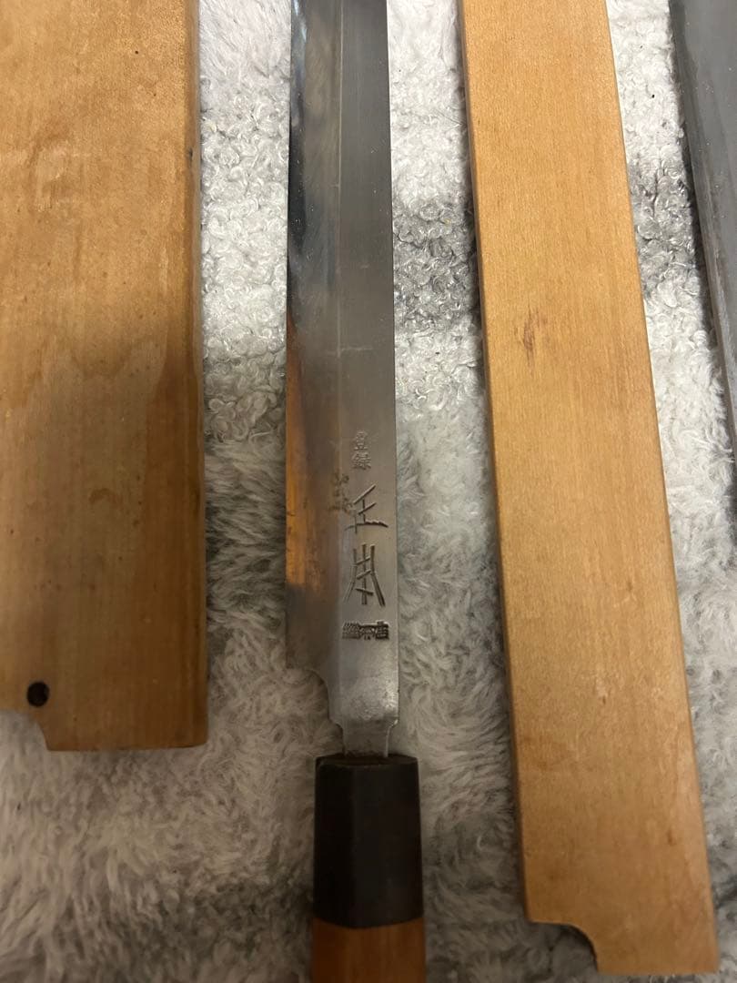 料理人使用後高級包丁