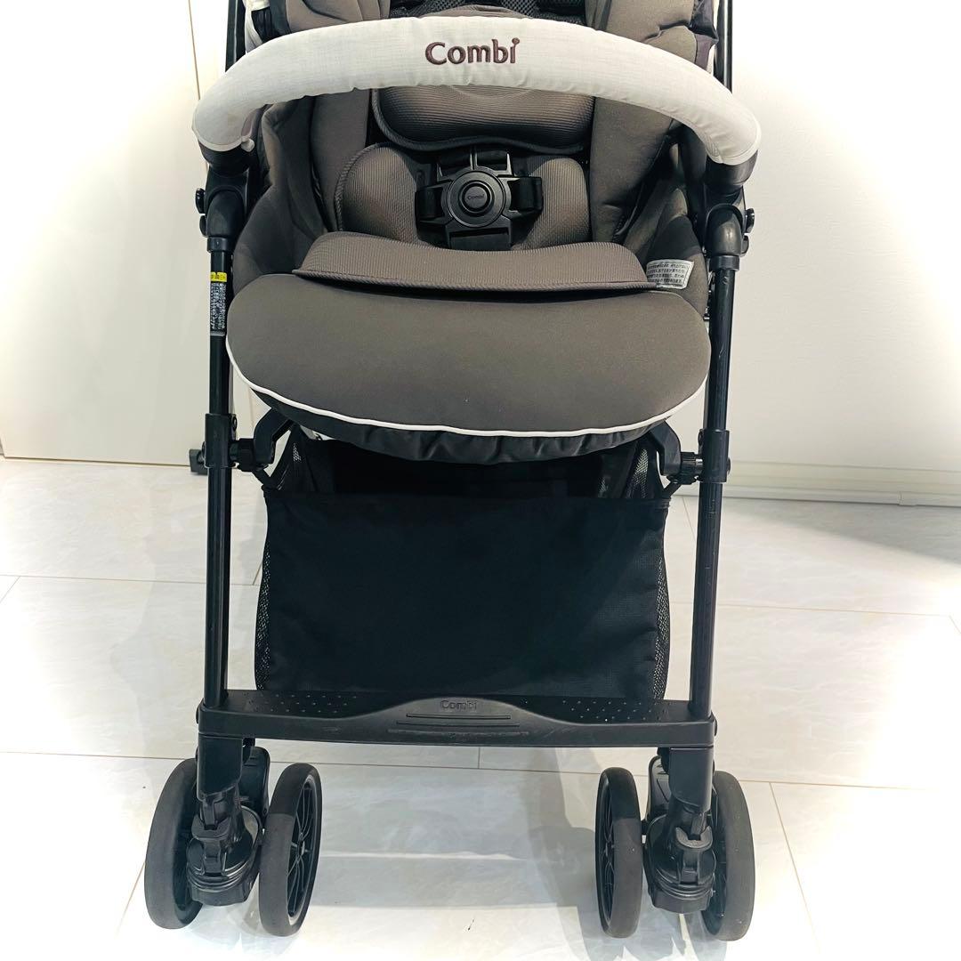 【超美品】コンビ ベビーカー スゴカルa 4キャス コンパクトダイヤモンドグレー