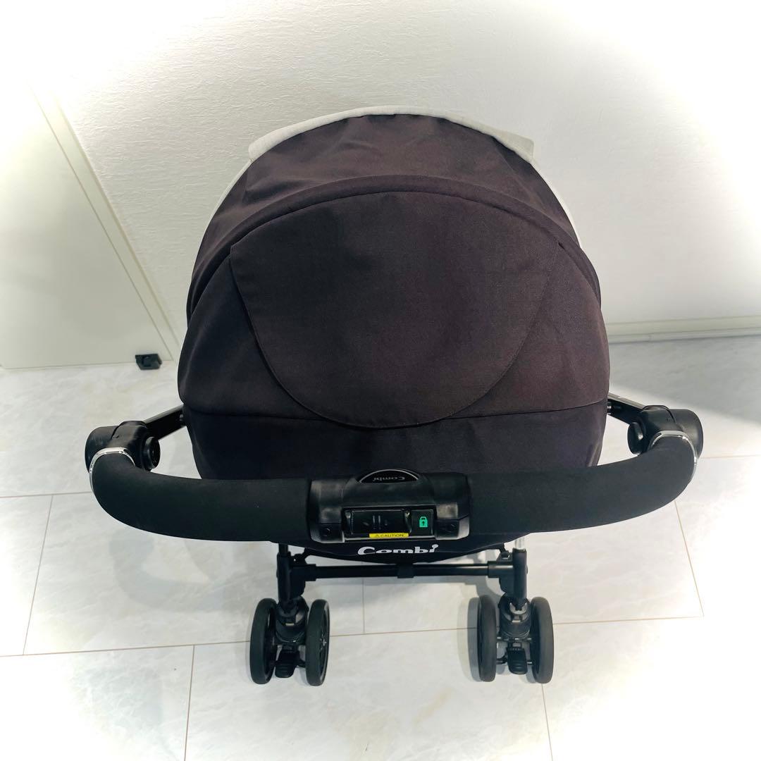【超美品】コンビ ベビーカー スゴカルa 4キャス コンパクトダイヤモンドグレー