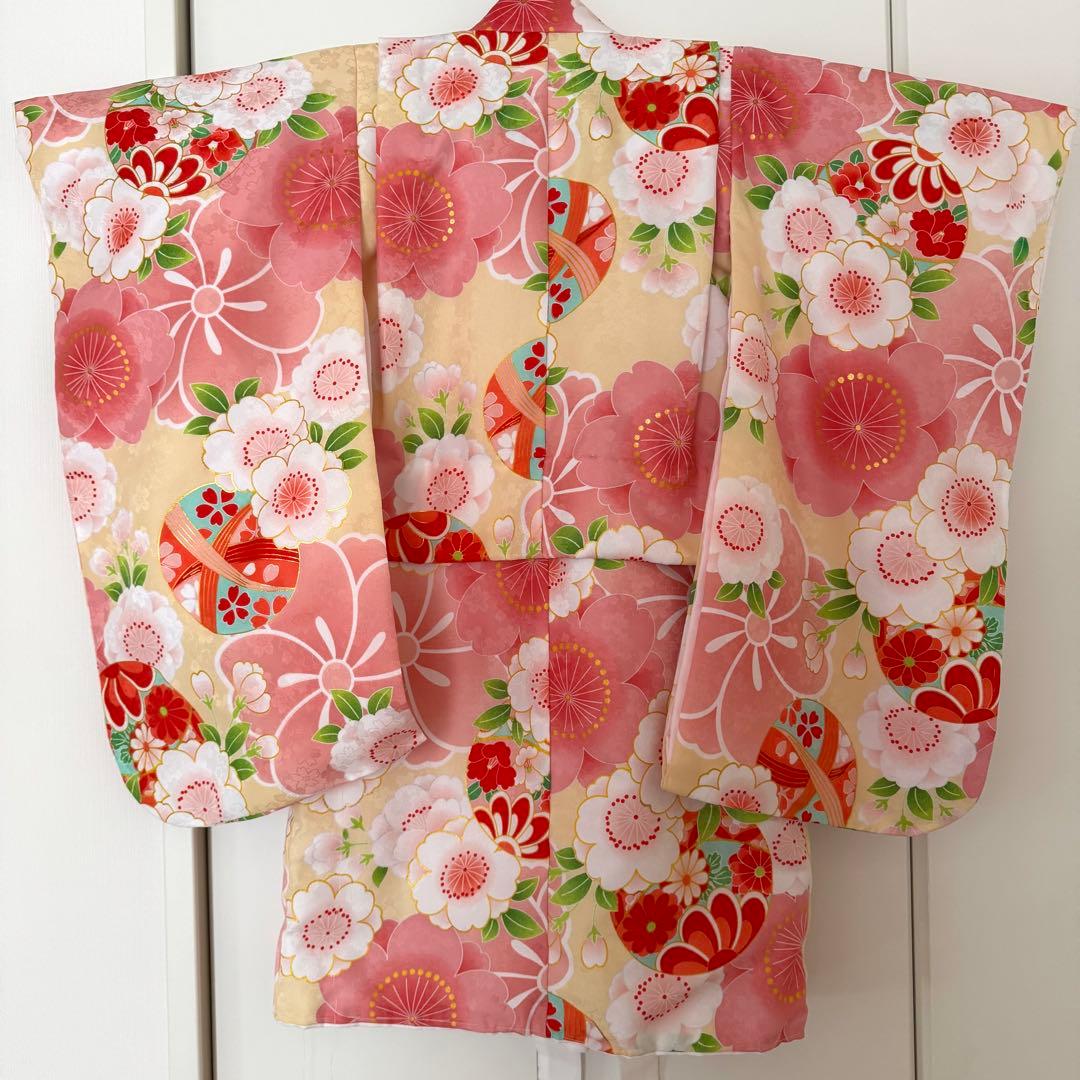 【京都花ひめブランド】七五三 被布着物セット 3歳 女の子