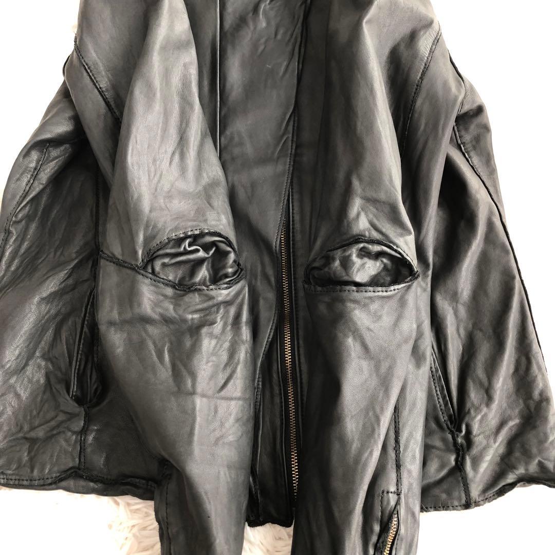 L‘Appartement×Sisiiアパルトモンレザージャケットブラック黒牛革
