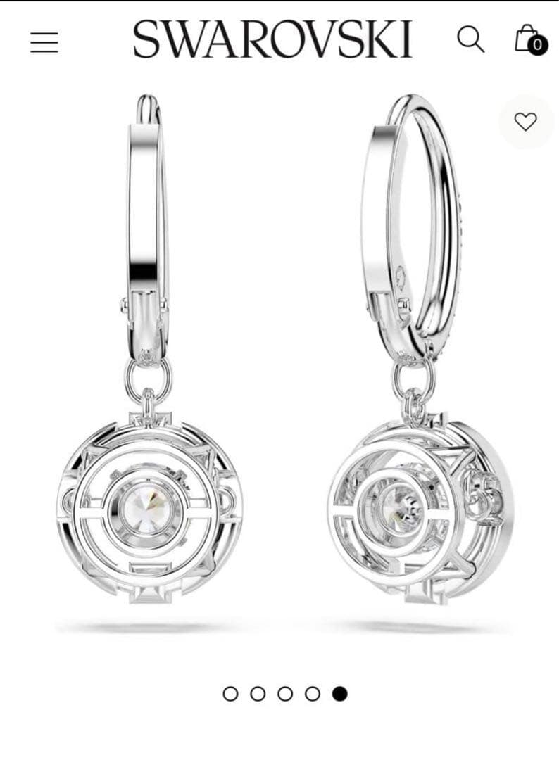 【購入証明書あり】SWAROVSKI スワロフスキー ピアス