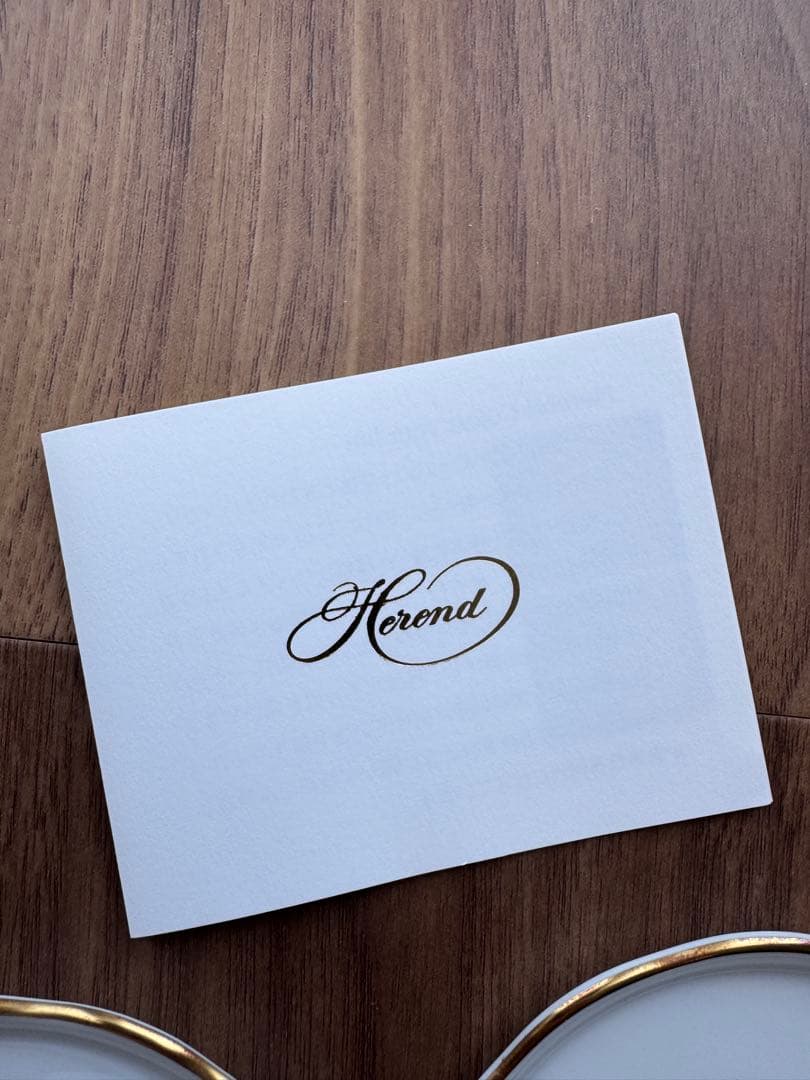 Herend ヘレンド　花柄 皿 4枚セット