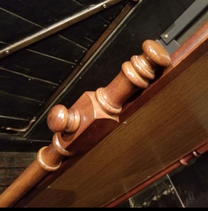 カリモク　コロニアル　クラシック　ラウンド　スタンド　ミラー　姿見