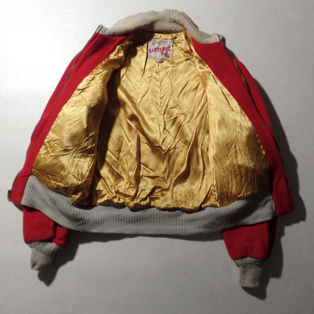 50s 60s BANTAMAC ウールジャケット CROWNジッパー
