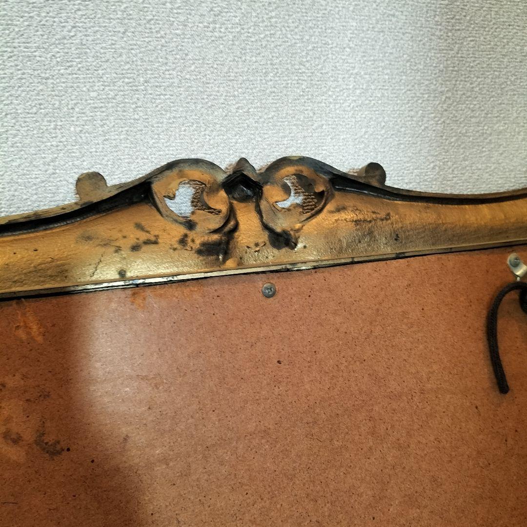 クラシック　アンティーク　壁掛け鏡　ミラー　京都