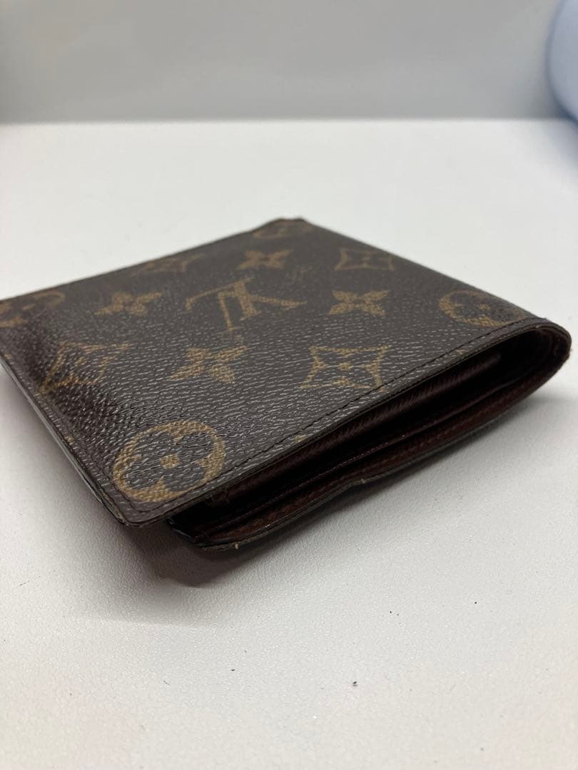 C0203)ルイヴィトン モノグラム 二つ折り財布