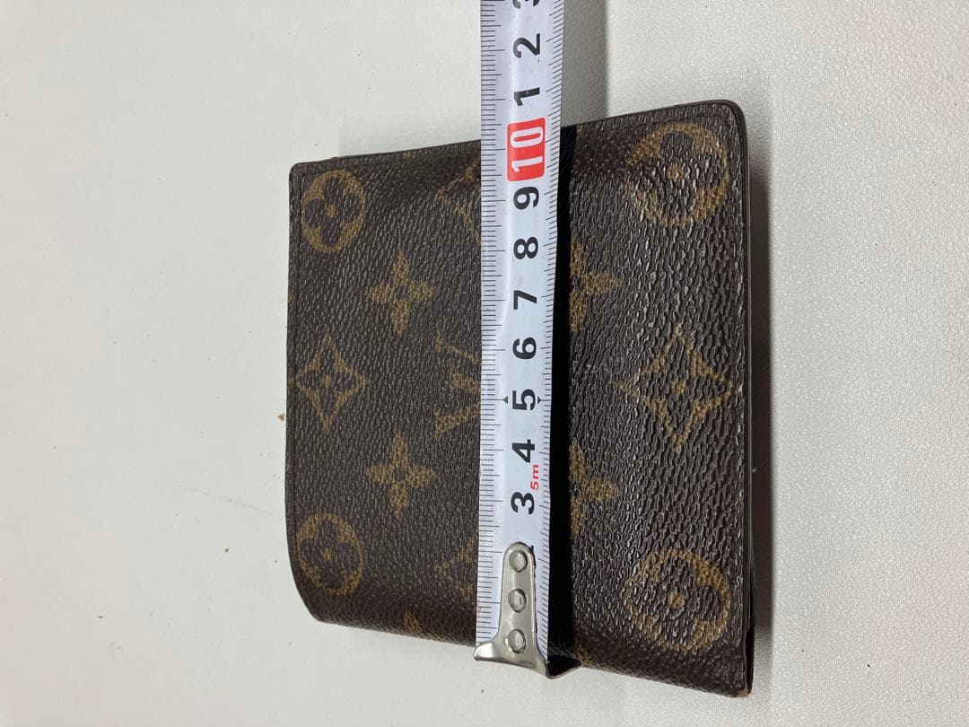 C0203)ルイヴィトン モノグラム 二つ折り財布