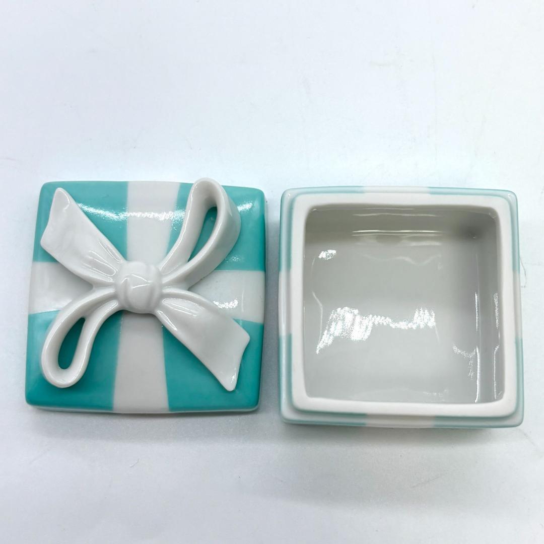 ティファニー Tiffany&Co. ブルーボックス 小物入れ 陶器 美品