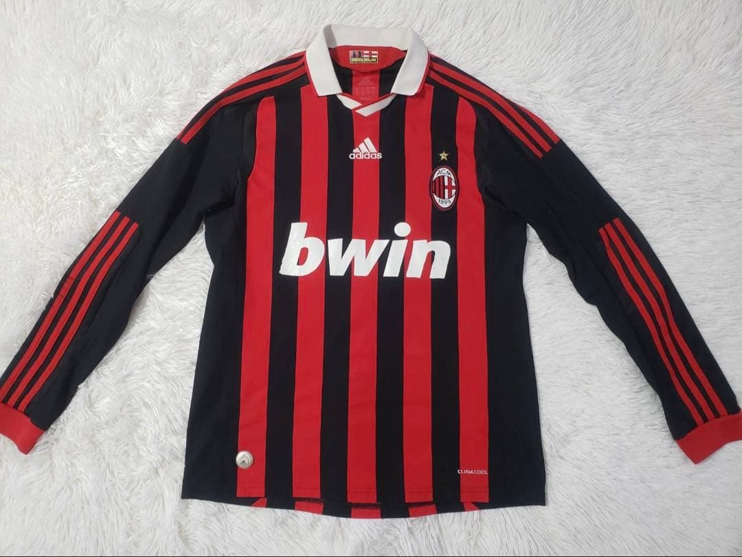 ACミラン 09/10 ホームユニフォームadidas 長袖