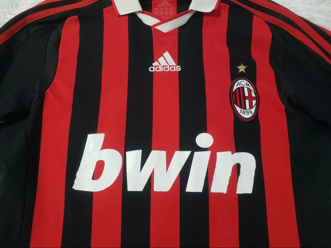 ACミラン 09/10 ホームユニフォームadidas 長袖